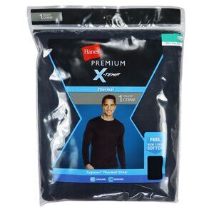 Hanes Premium X-Temp Tagless Thermal Long Sleeve Undershirt Men's T-Shirt NWT